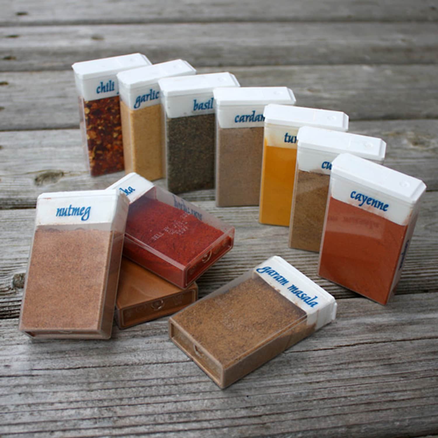 Hack #53: Use empty Tic Tac dispenser to hold spices