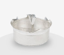 Choice Prep Stainless Steel Rotary Food Mill with 3 XL Sieves - 2