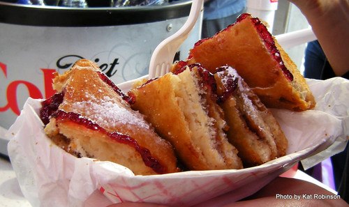 Fried Peanut Butter and Jelly