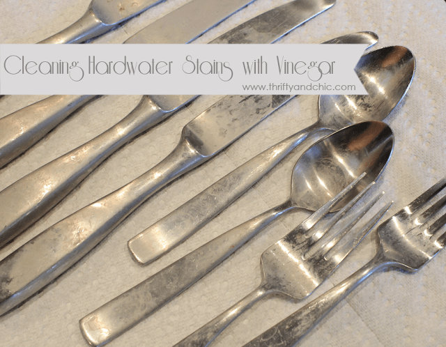 Hack #93: Remove hard water stains on flatware