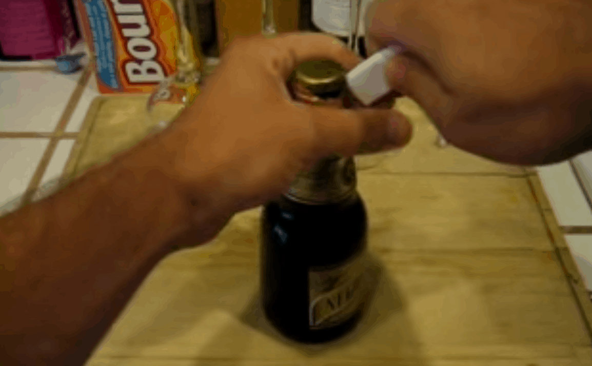 Hack #51: Open a coke bottle with a piece of paper