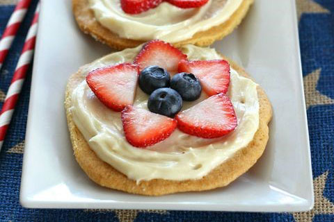 Mini Fruit Pizzas