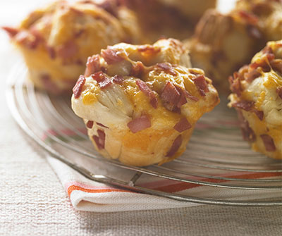 Cheesy Ham Bubble Bakes