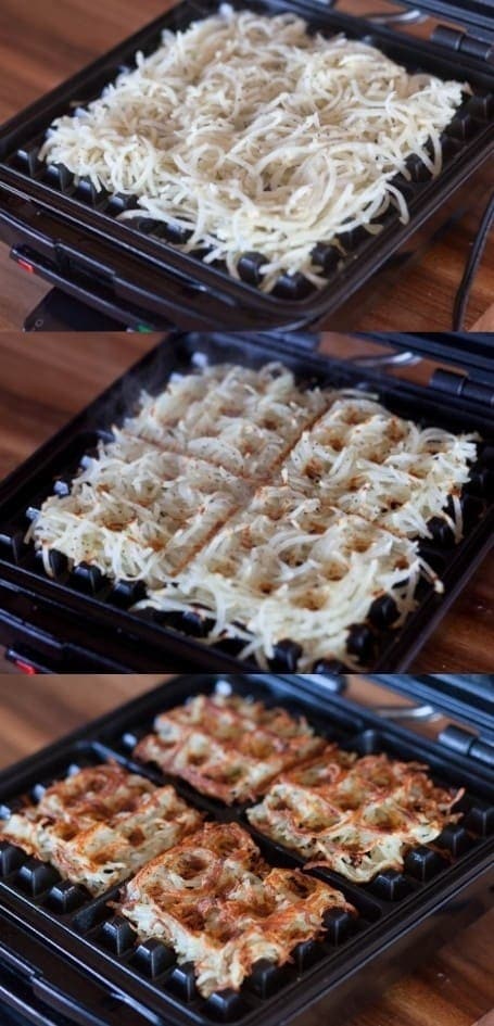 Hack #35: Make hash browns with a waffle iron