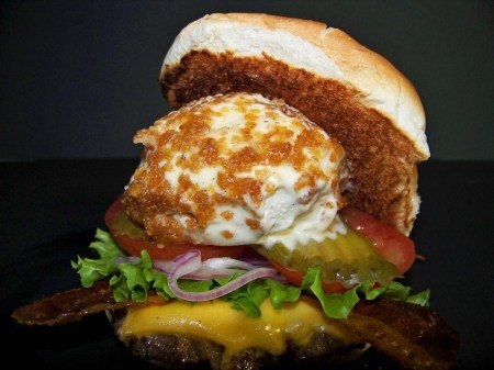 Fried Ice Cream Burger