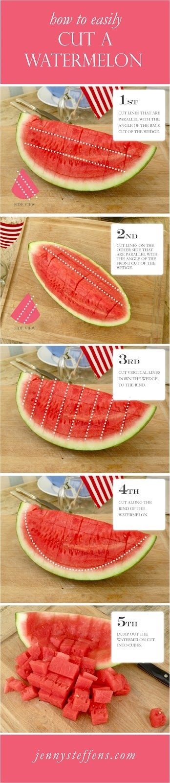 Hack #26: Another perfect way to cut a watermelon