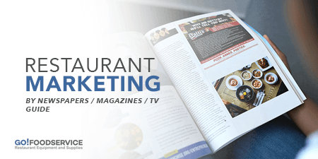 Restaurant Marketing By Newspapers / Magazines / TV Guide