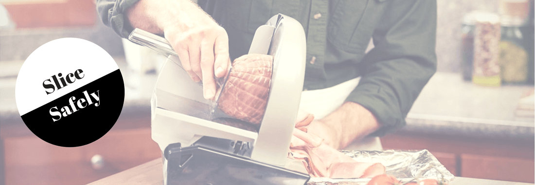 Ham being sliced