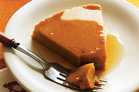 Sweet Potato Buttered Rum Flan