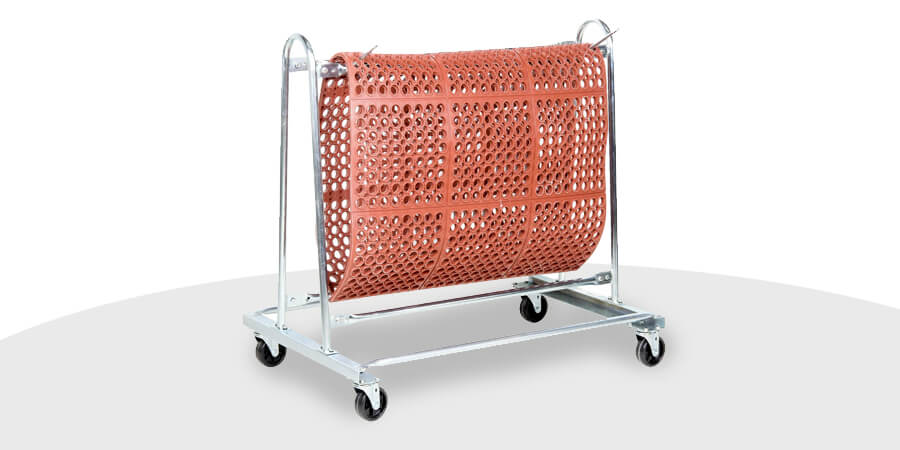 Transportation and Wash Carts for Floor Mats 