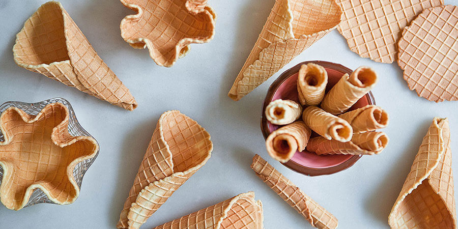 Homemade Waffle Cones (with or without a maker)