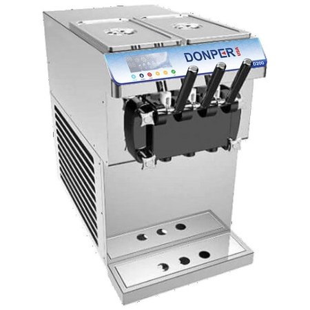 Soft-Serve + Frozen Yogurt Machine - Donper D250 - 2 Flavors