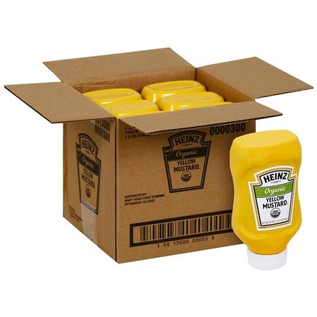 Heinz Yellow Mustard, 20 oz Bottle