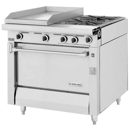 Garland US Range G24-G24L 24 Starfire Range w/ Griddle Top - Oven