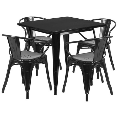 Flash Furniture ET-CT002-4-70-BK-GG