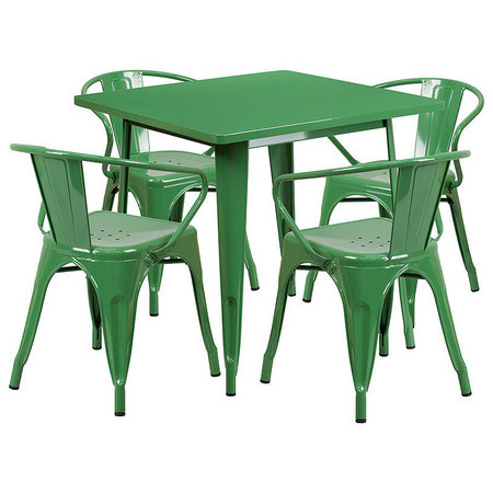 Flash Furniture ET-CT002-4-70-GN-GG