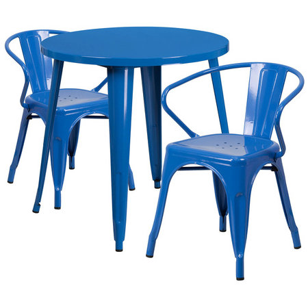 Flash Furniture CH-51090TH-2-18ARM-BL-GG