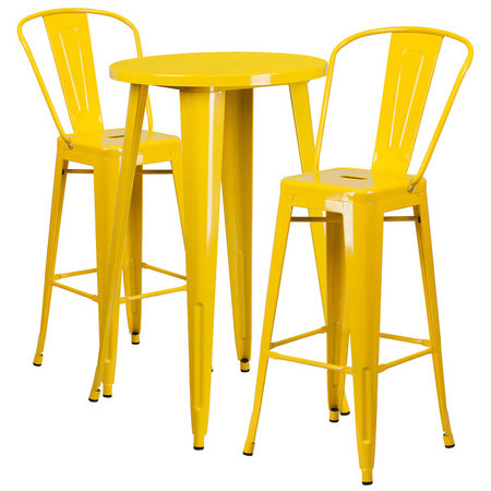 Flash Furniture CH-51080BH-2-30CAFE-YL-GG