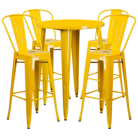 Flash Furniture CH-51090BH-4-30CAFE-YL-GG