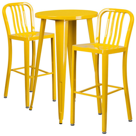 Flash Furniture CH-51080BH-2-30VRT-YL-GG