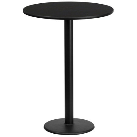 Flash Furniture XU-RD-24-BLKTB-TR18B-GG