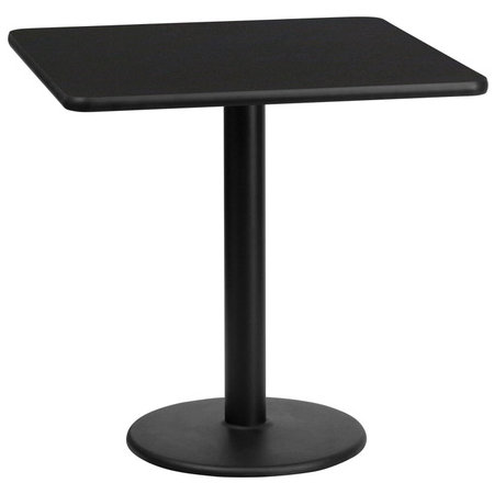 Flash Furniture XU-BLKTB-2424-TR18-GG