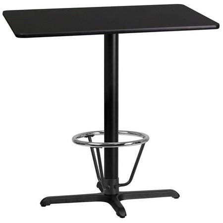 Flash Furniture XU-BLKTB-2442-T2230B-3CFR-GG