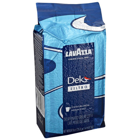 Lavazza Espresso Decaffeinato Medium Roast Ground Coffee, 8oz 