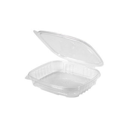 Genpak Clear 3 Compartment Hinged Container Case