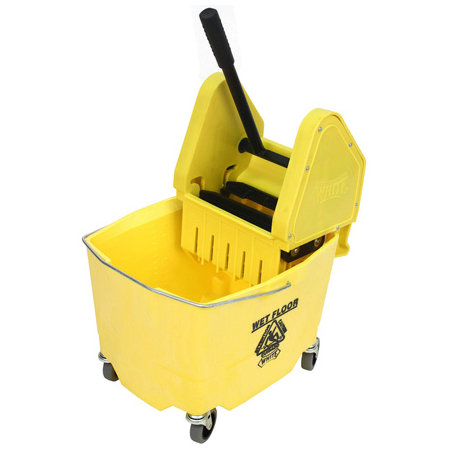 Mop bucket and wringer, 9 gallon capacity