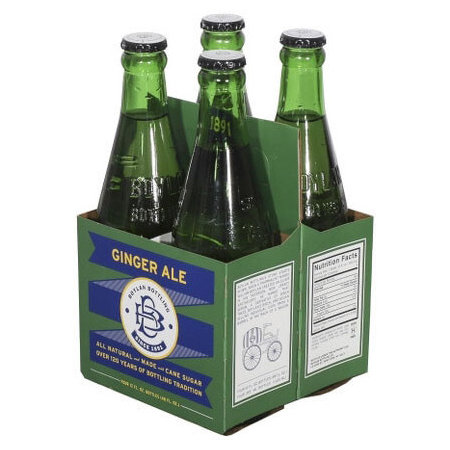 Boylan Bottling Pure Cane Sugar Soda Pop, Ginger Ale, 12 oz Glass Bottles (Pack of 12)