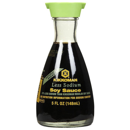 Kikkoman Less Sodium Soy Sauce 5oz - Just Asian Food