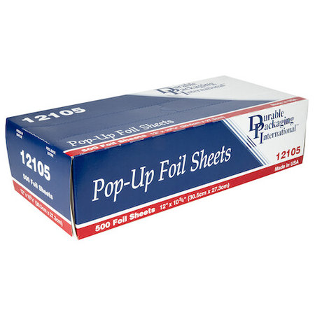 DPI 1410FLS, 500 Count 14 x 10 1/2 Laminated Aluminum Foil Sheets (5/case)