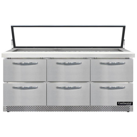 Continental Refrigerator SW72N30M-HGL-FB-D