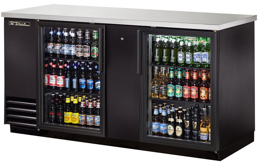 true back bar cooler