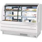 TCGB-60-W(B)-N Turbo Air, 60" Curved Glass Refrigerated Bakery Display Case