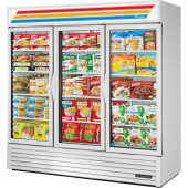 GDM-72F-HC~TSL01 True, 78" 3 Swing Glass Door Merchandiser Freezer