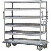 MQ-609L Metro, 64" Stainless Steel Queen Mary Banquet Cart w/ 6 Shelves