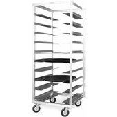 RD27N Metro, 10 Pan Aluminum Bun / Sheet Pan Rack, End Load, Assembled