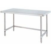 WT306US Metro, 60" x 30" Work Table, All Stainless Steel, HD Super™