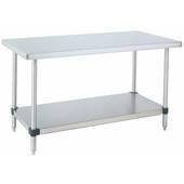 WT305FS Metro, 48" x 30" Work Table, All Stainless Steel, HD Super™