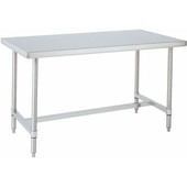 WT447HS Metro, 72" x 44" Work Table, All Stainless Steel, HD Super™