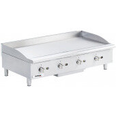 GCP48 (6601-1003) Cecilware Pro, 120,000 Btu Countertop Gas Griddle, Manual Controls, 48"