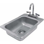 DI-1-5 Advance Tabco, 1 Compartment Stainless Steel Drop-In Sink