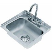 DI-1-30 Advance Tabco, 1 Compartment Stainless Steel Drop-In Sink