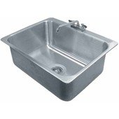 DI-1-2812 Advance Tabco, 1 Compartment Stainless Steel Drop-In Sink