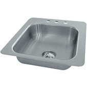 SS-1-1715-7 Advance Tabco, 1 Compartment Stainless Steel Drop-In Sink, Smart Series