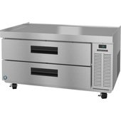 CR49A Hoshizaki, 49" 2 Drawer Refrigerated Chef Base Refrigerator, Low Profile, Steelheart Series