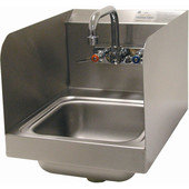 7-PS-56 Advance Tabco, Hand Sink w/ Splash Mount Faucet & Both Side Splashes