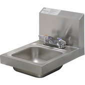 7-PS-22 Advance Tabco, Hand Sink w/ Deck Mount Faucet & Backsplash